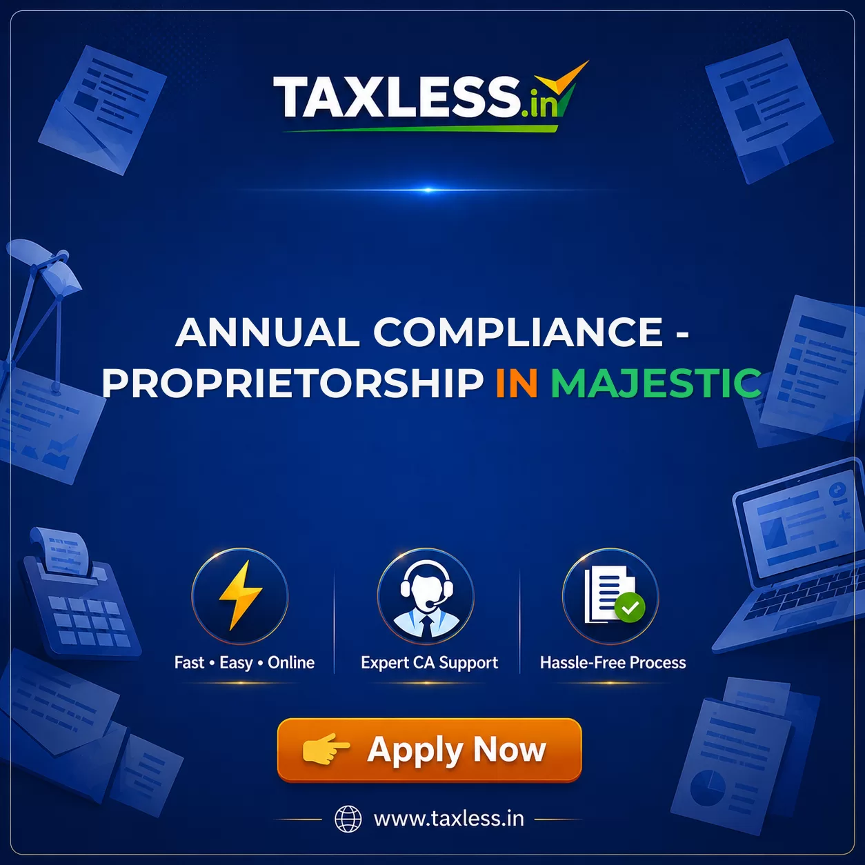 Annual Compliance - Proprietorship in Majestic