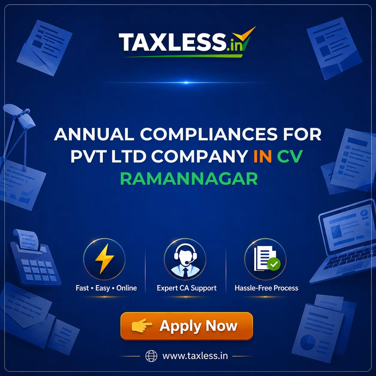 Annual Compliances For Pvt Ltd Company in Cv Ramannagar