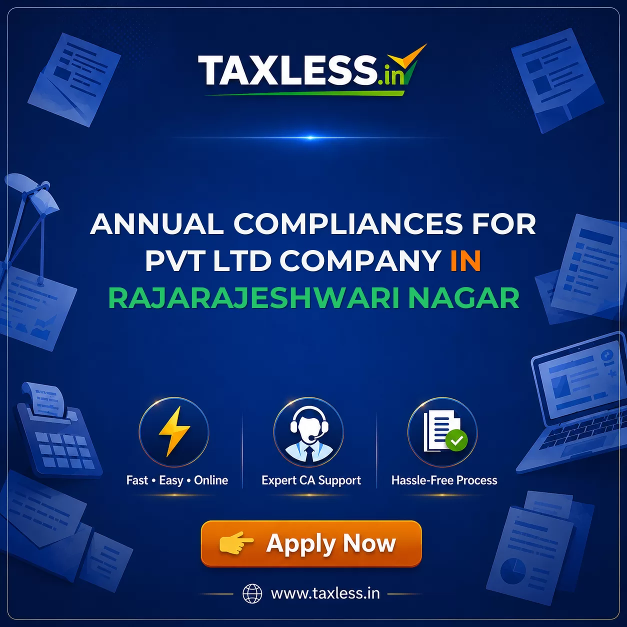 Annual Compliances For Pvt Ltd Company in Rajarajeshwari Nagar