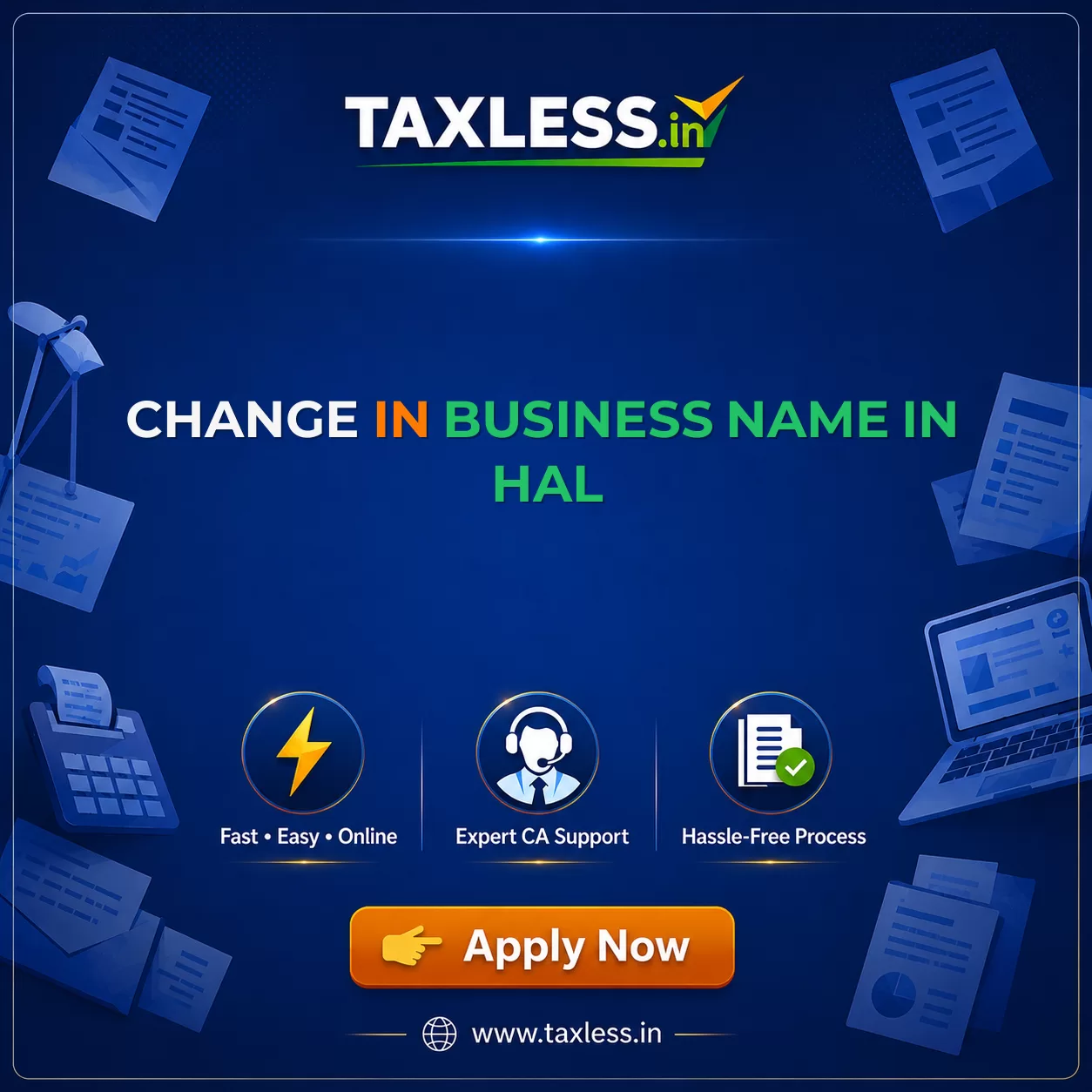 Change In Business Name in Hal