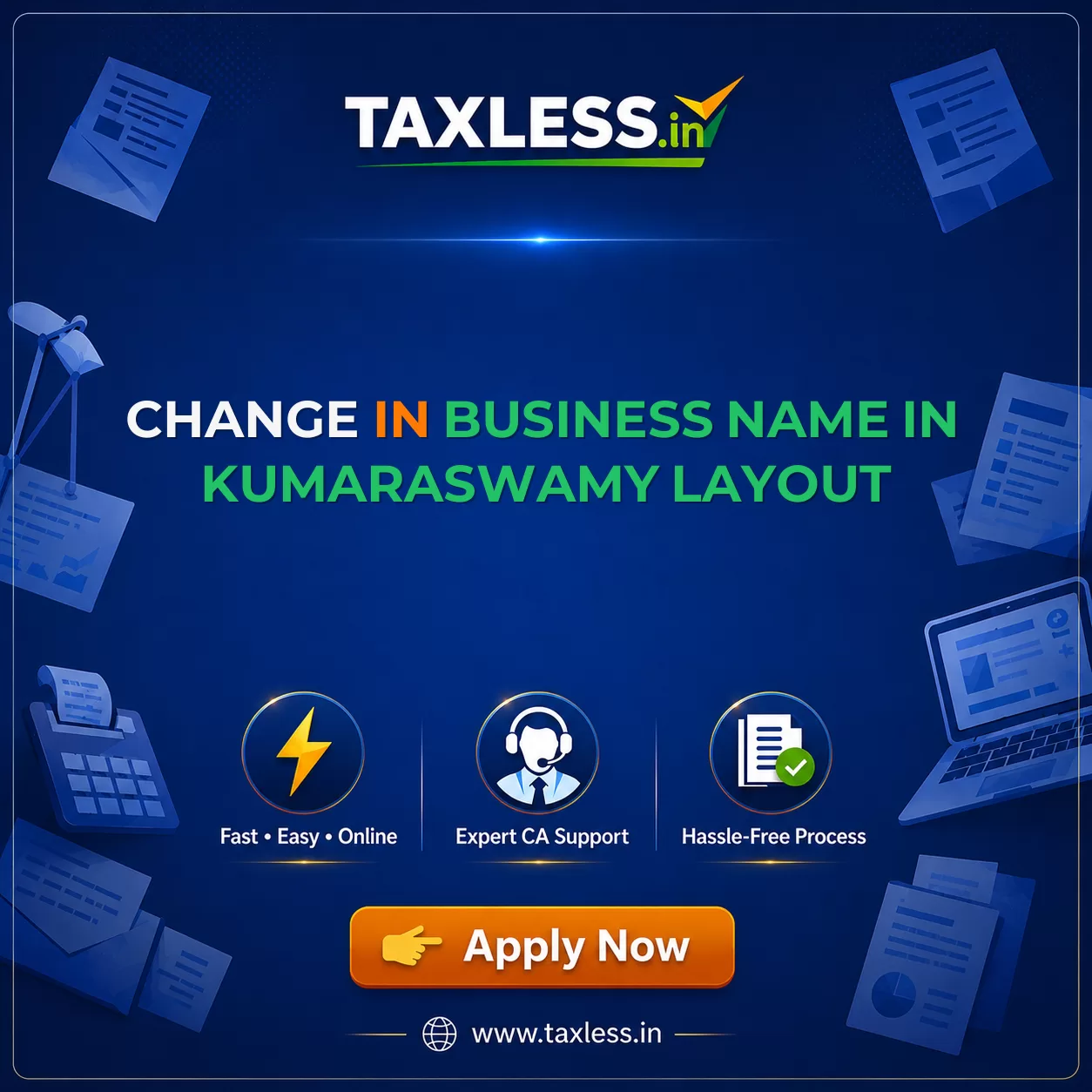 Change In Business Name in Kumaraswamy Layout