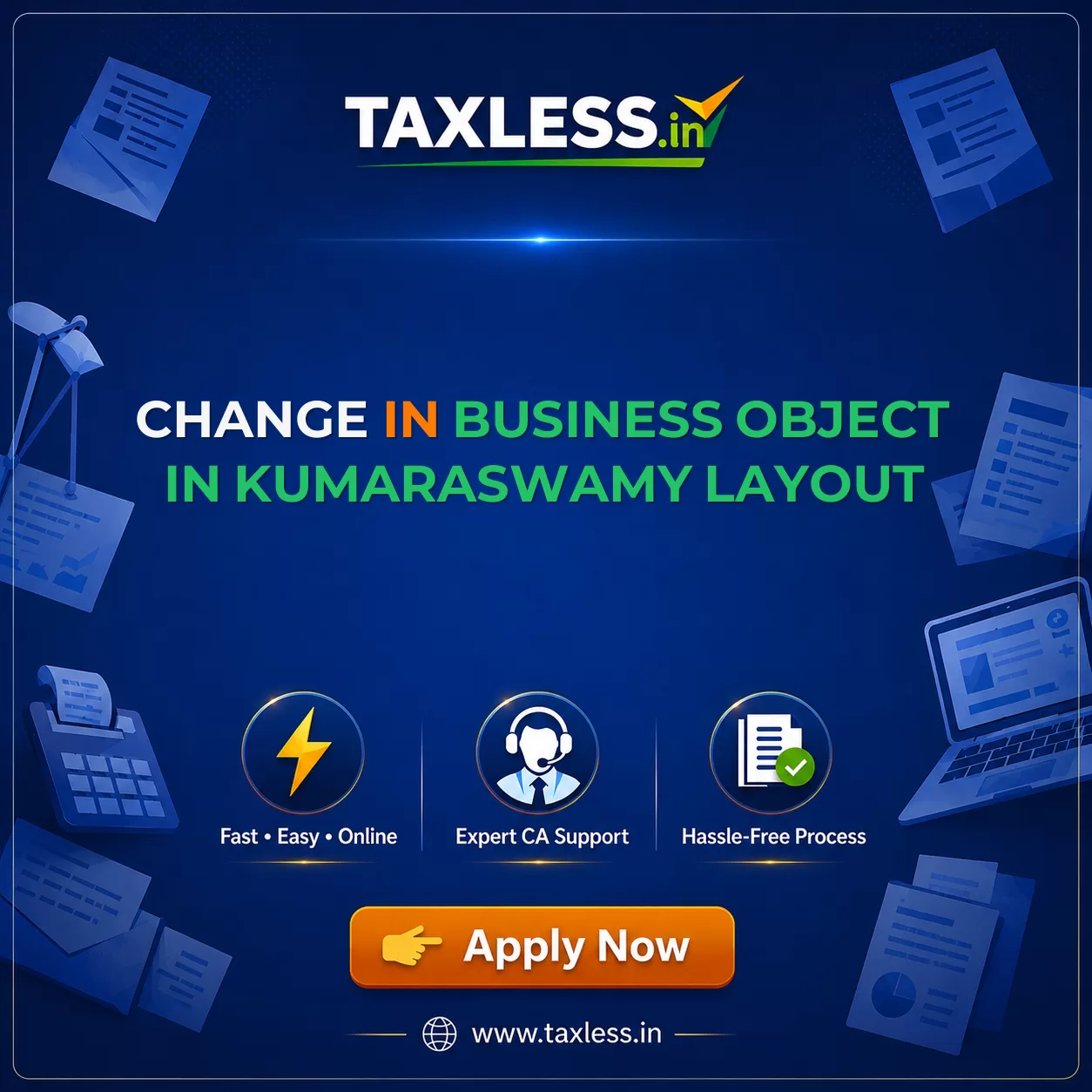 Change In Business Object in Kumaraswamy Layout