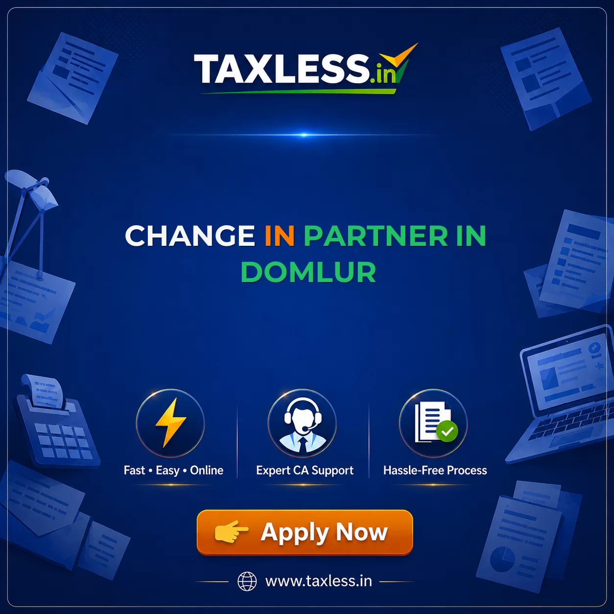 Change In Partner in Domlur