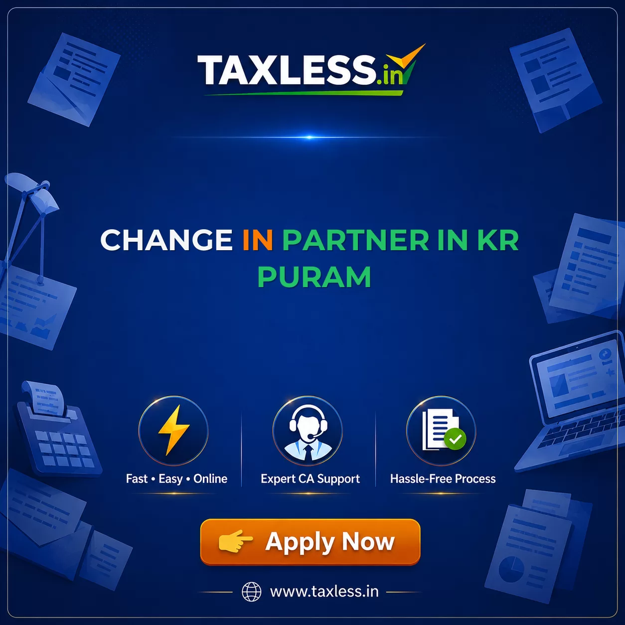 Change In Partner in Kr Puram