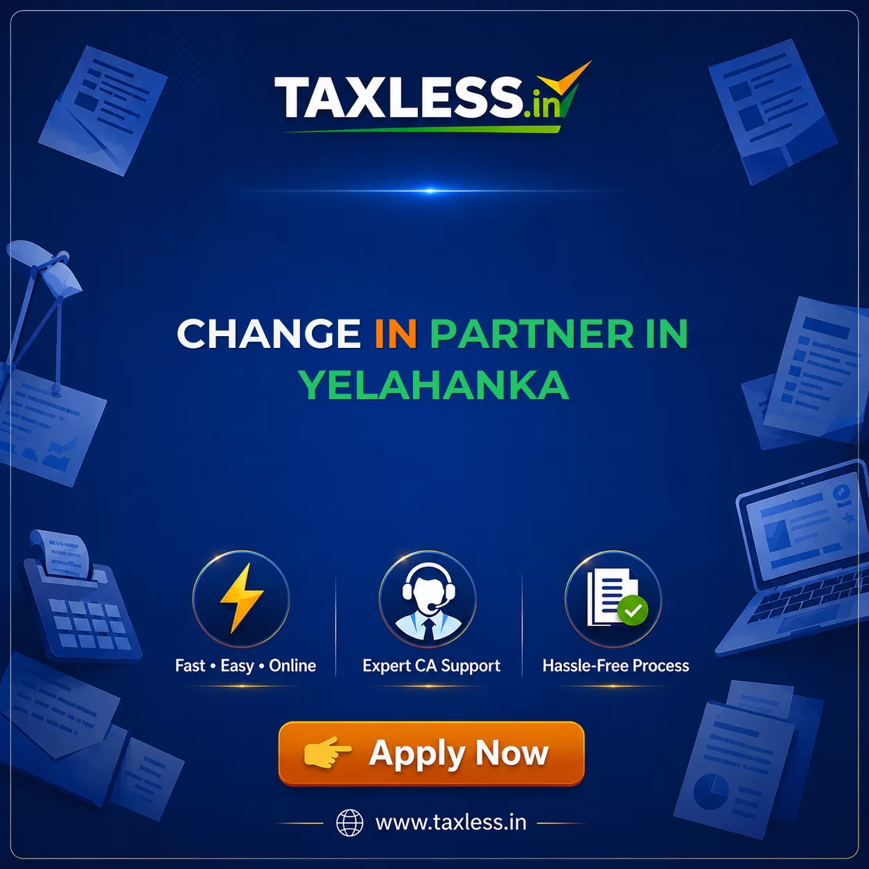 Change In Partner in Yelahanka