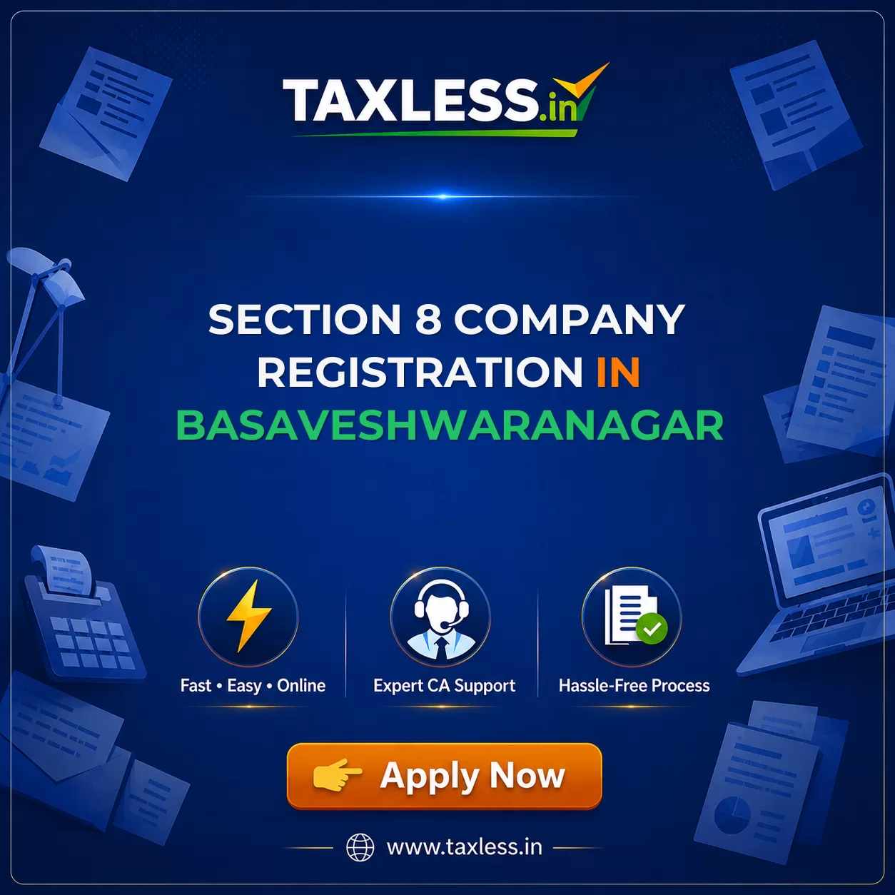 Section 8 Company Registration in Basaveshwaranagar
