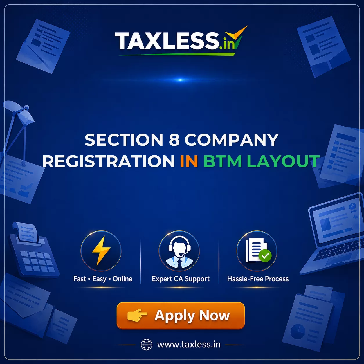 Section 8 Company Registration in Btm Layout