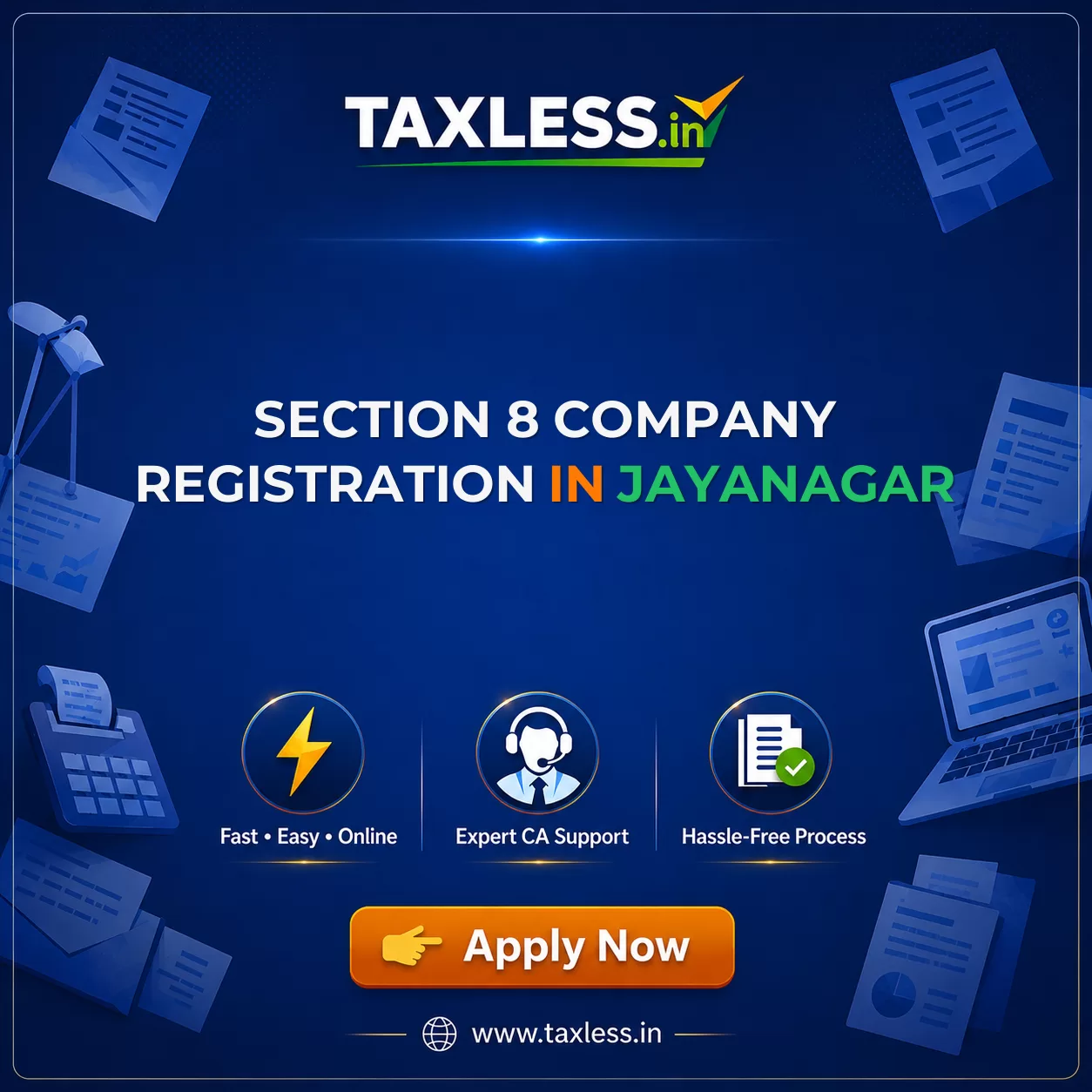 Section 8 Company Registration in Jayanagar