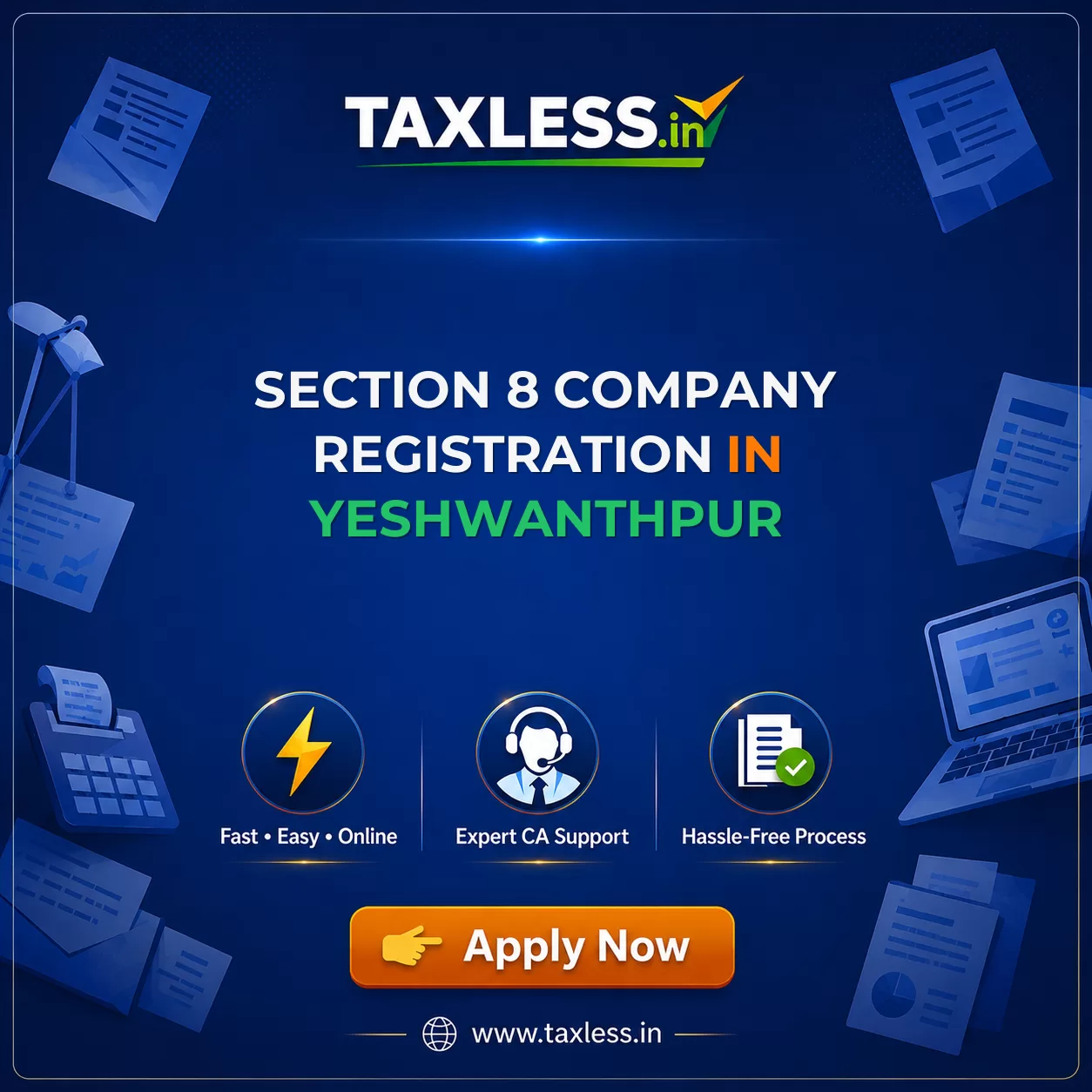 Section 8 Company Registration in Yeshwanthpur