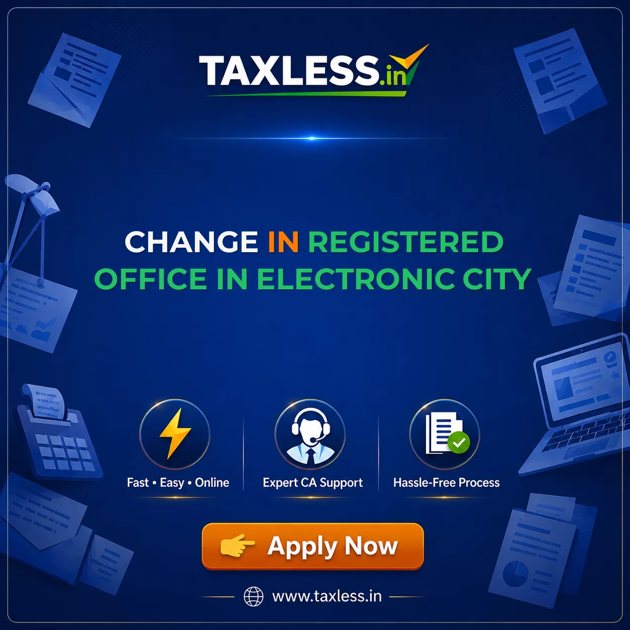 Change In Registered Office in Electronic City