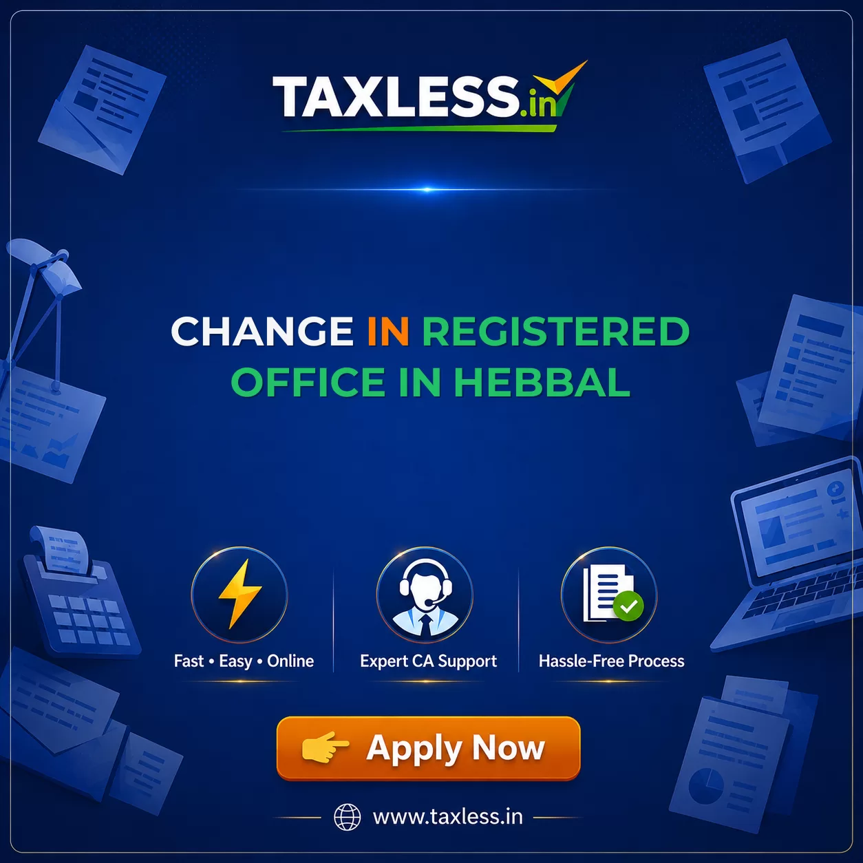 Change In Registered Office in Hebbal