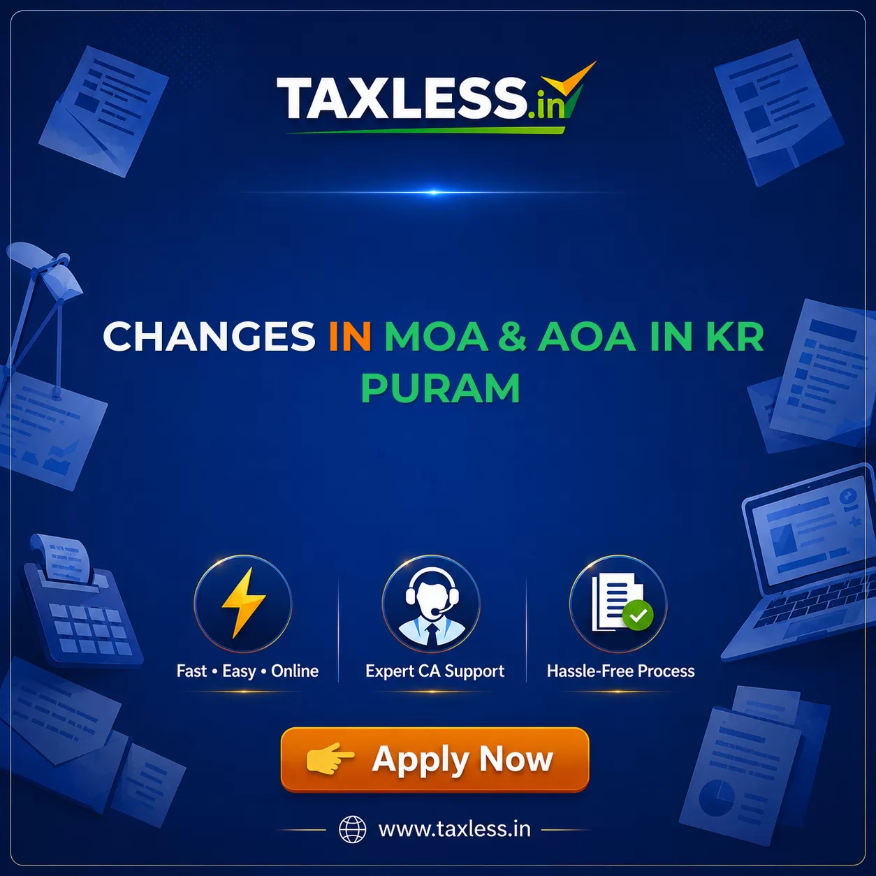 Changes In MoA & AoA in Kr Puram
