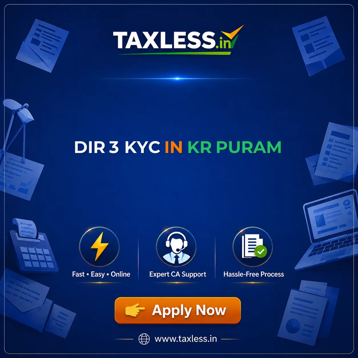 DIR 3 KYC in Kr Puram