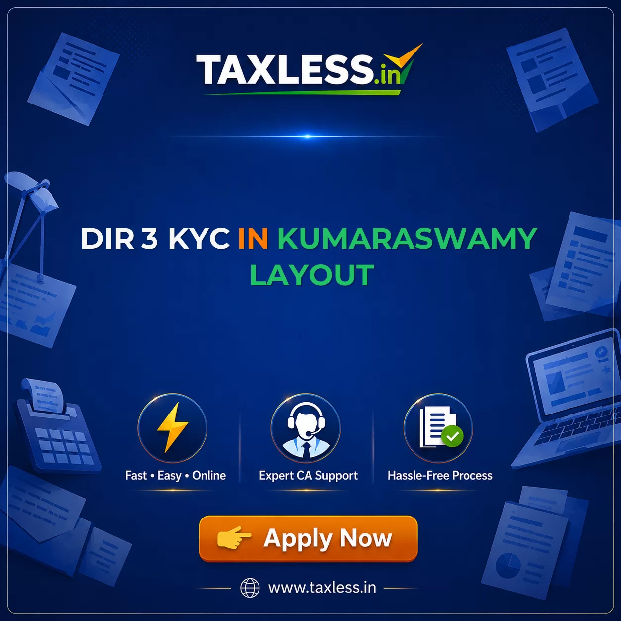 DIR 3 KYC in Kumaraswamy Layout