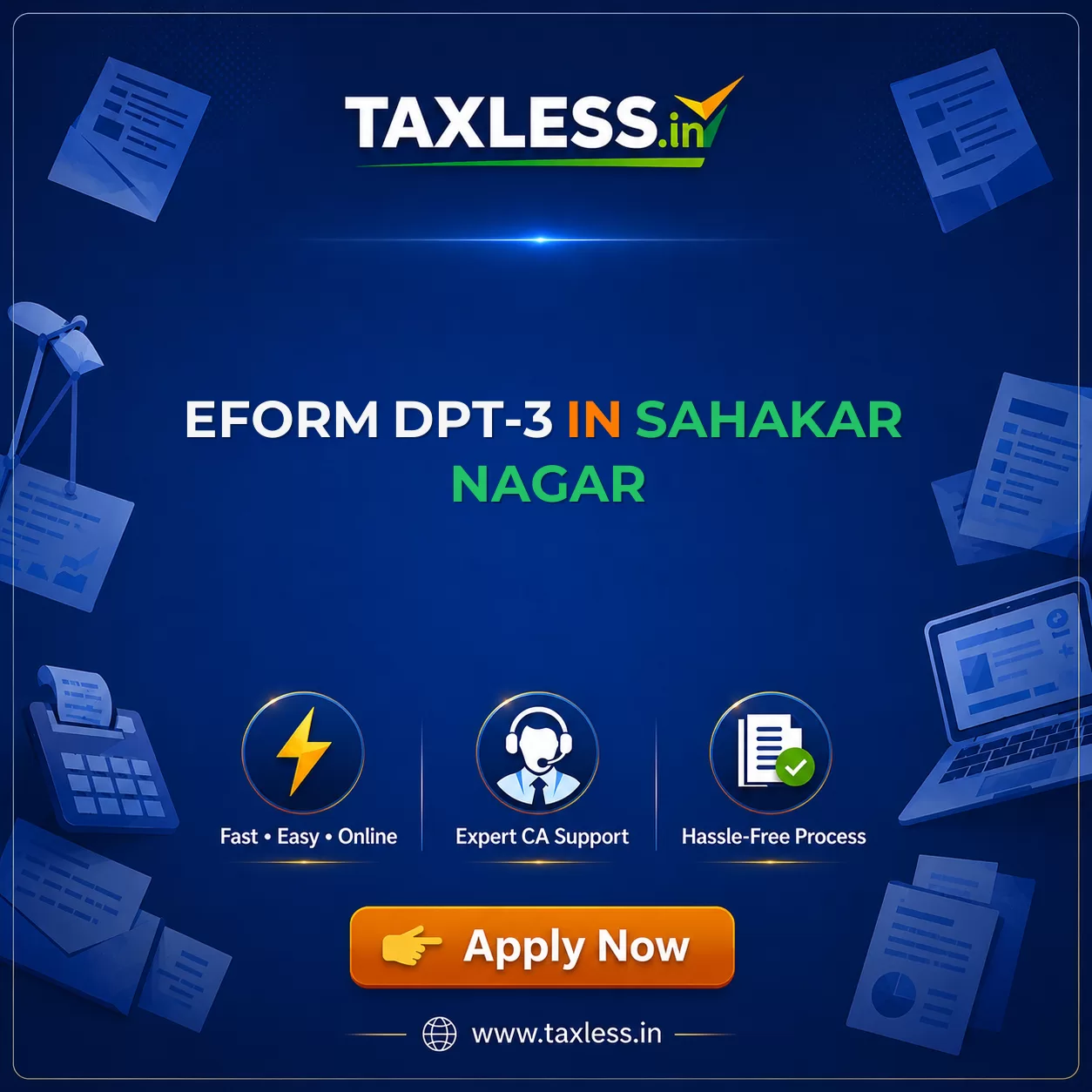 EForm DPT-3 in Sahakar Nagar