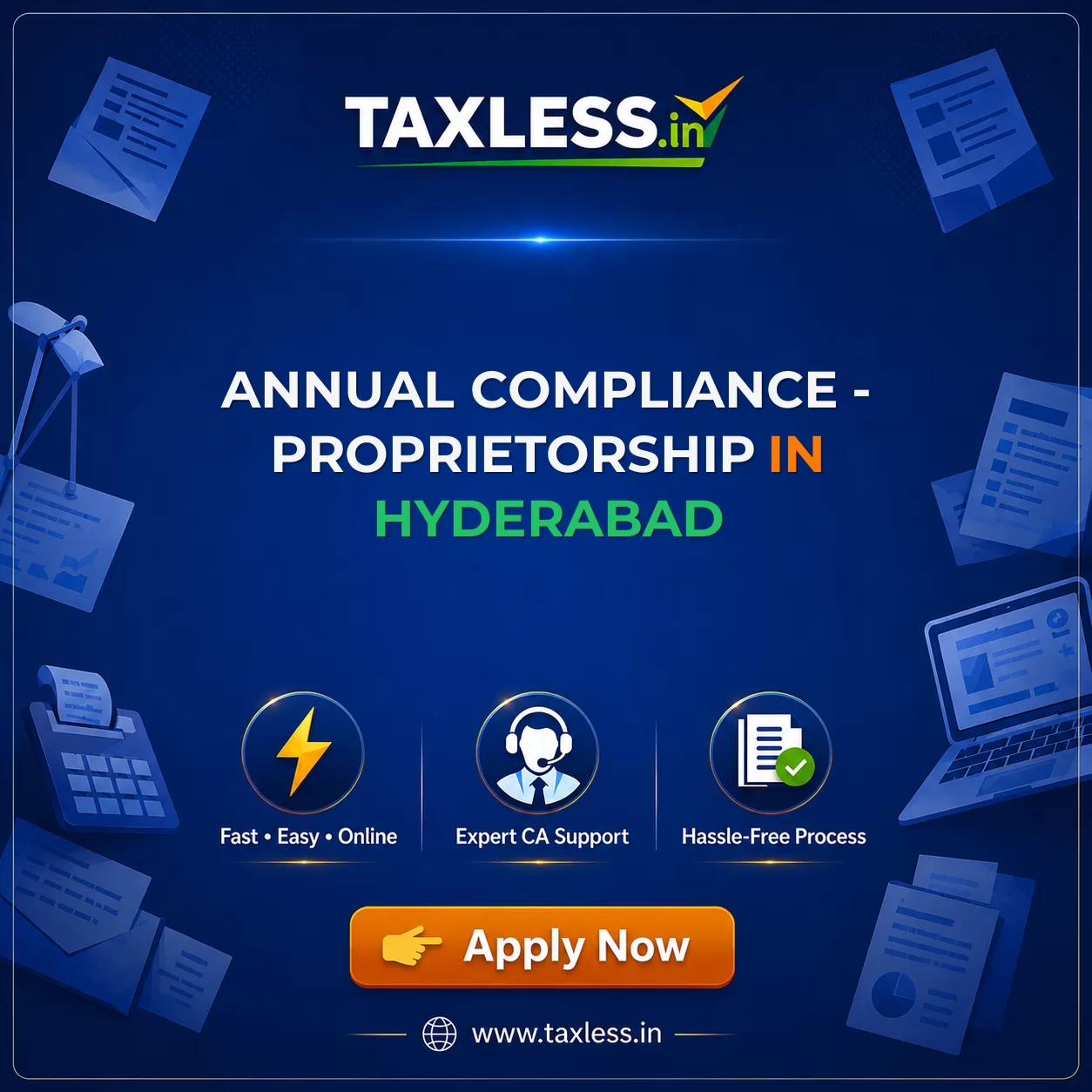 Annual Compliance - Proprietorship in Hyderabad
