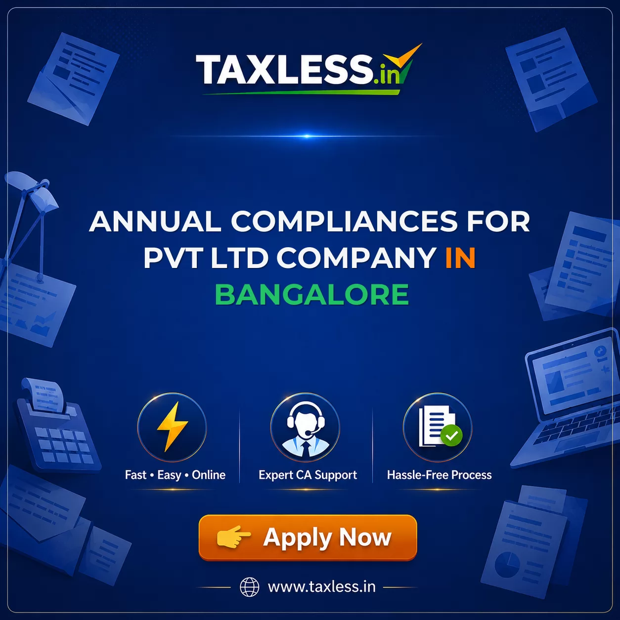Annual Compliances For Pvt Ltd Company in Bangalore
