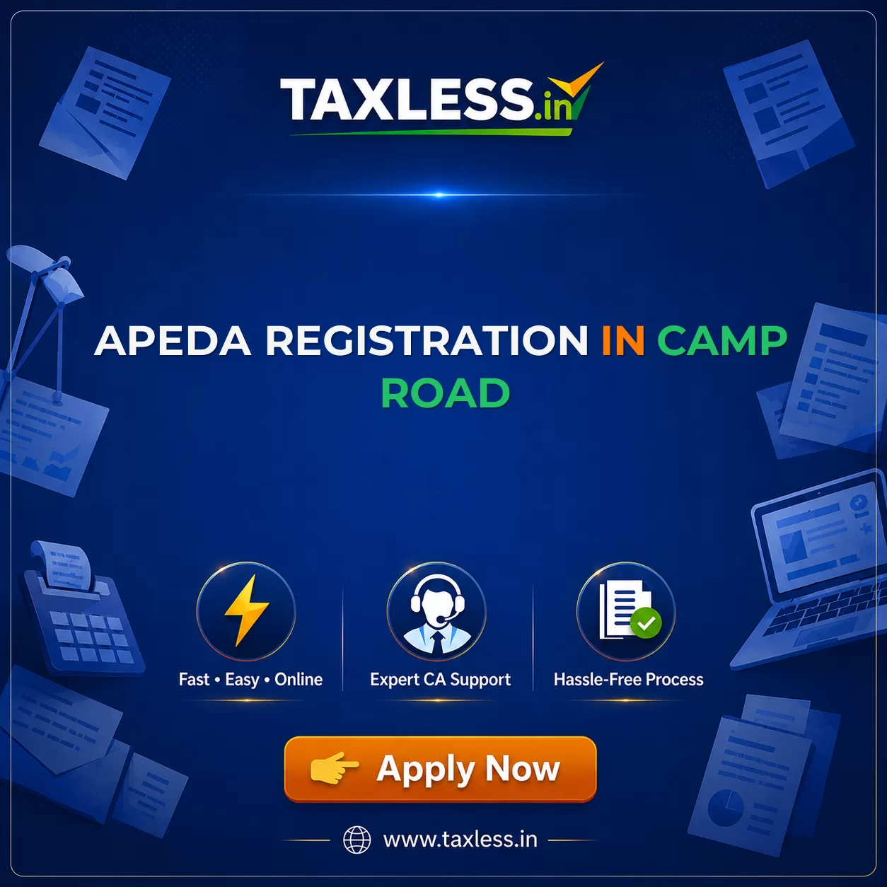 APEDA Registration in Camp Road