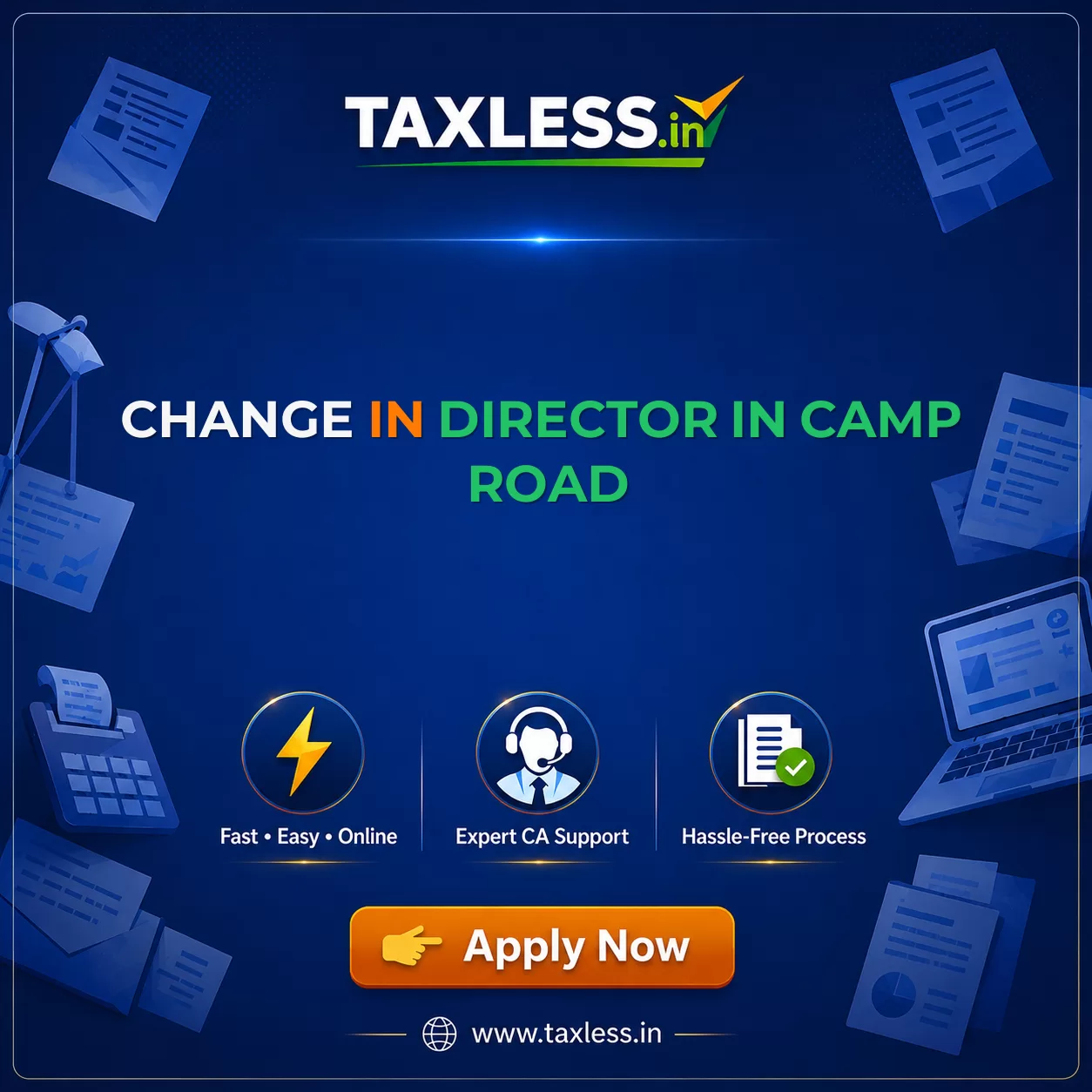 Change In Director in Camp Road