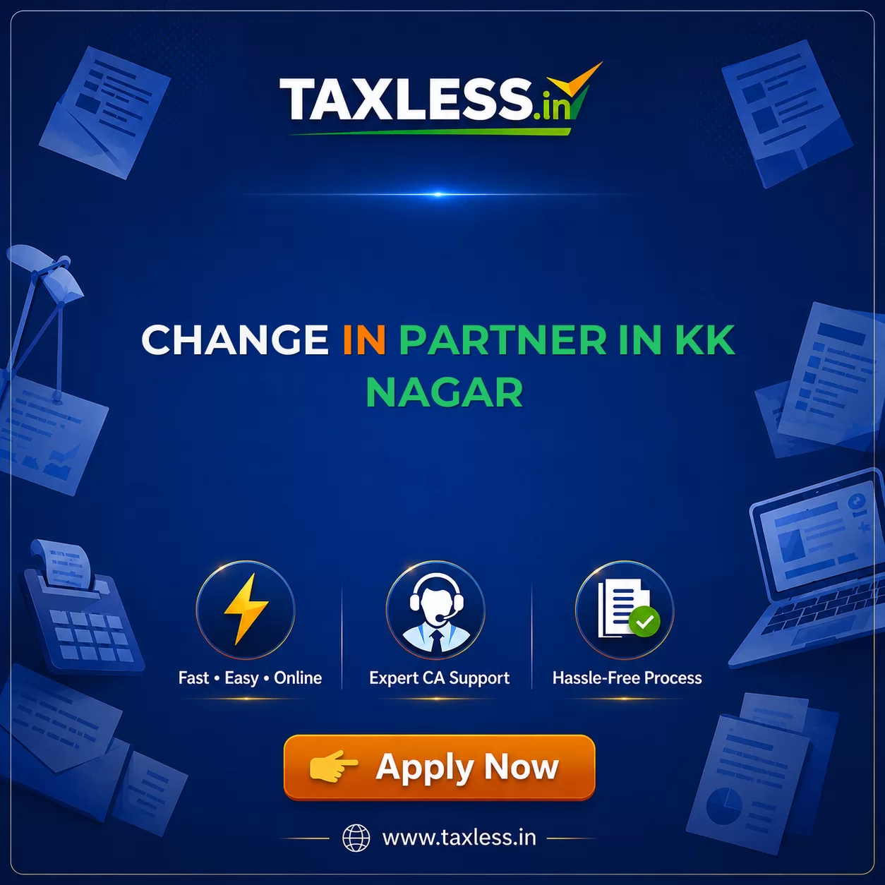 Change In Partner in Kk Nagar