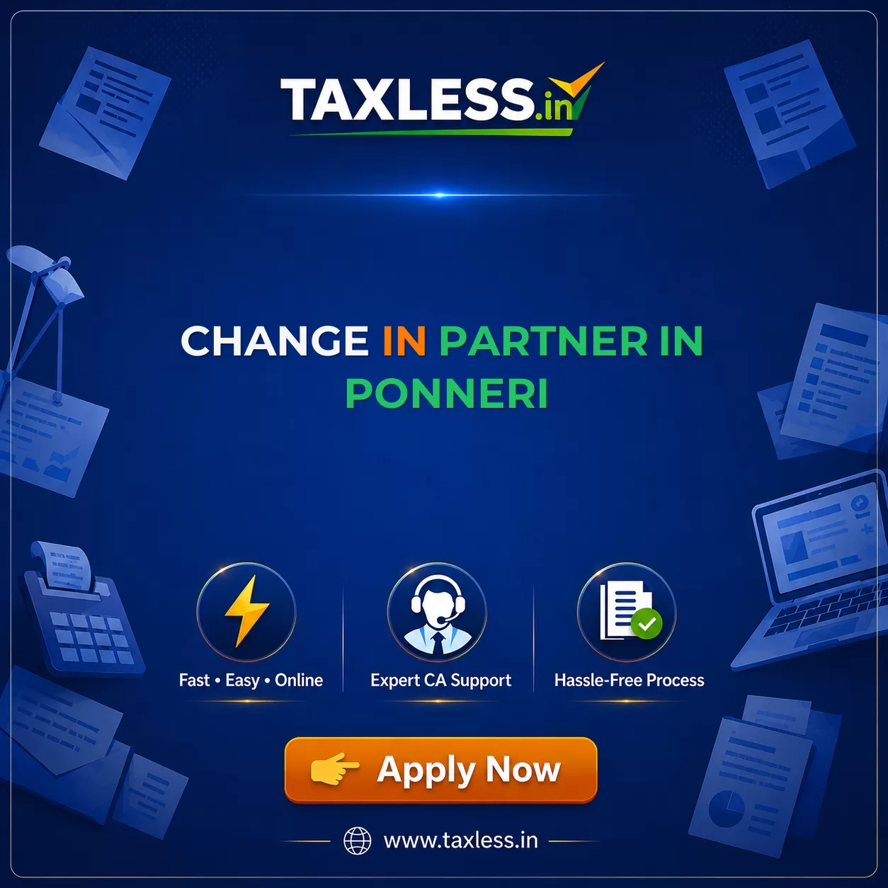 Change In Partner in Ponneri
