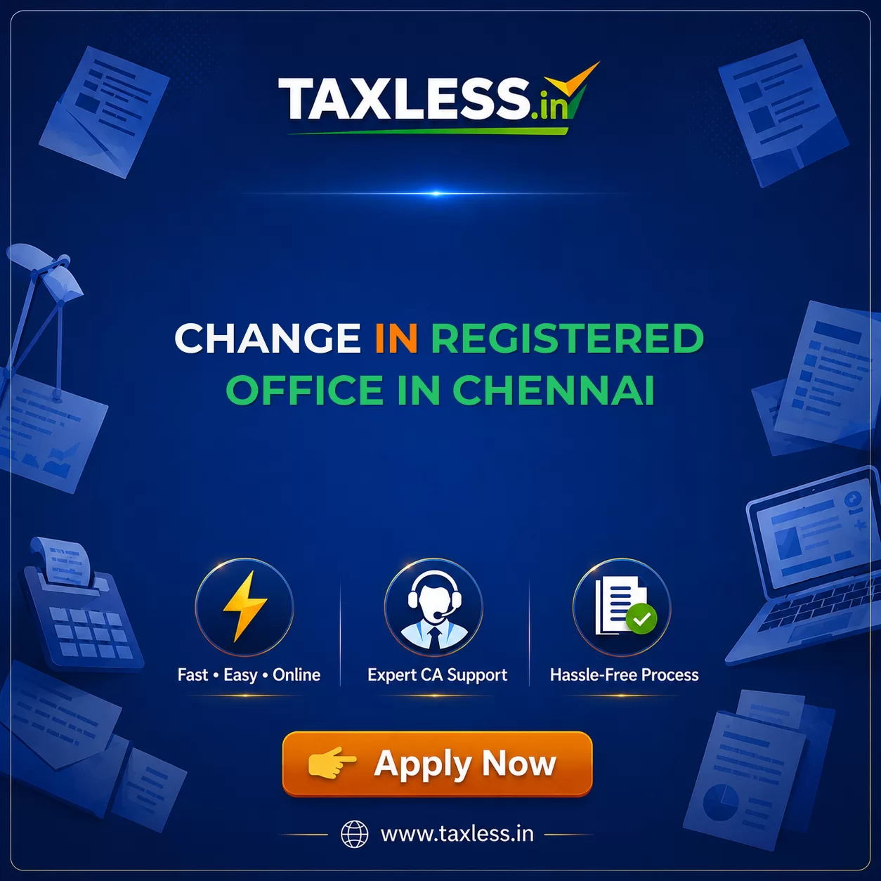 Change In Registered Office in Chennai