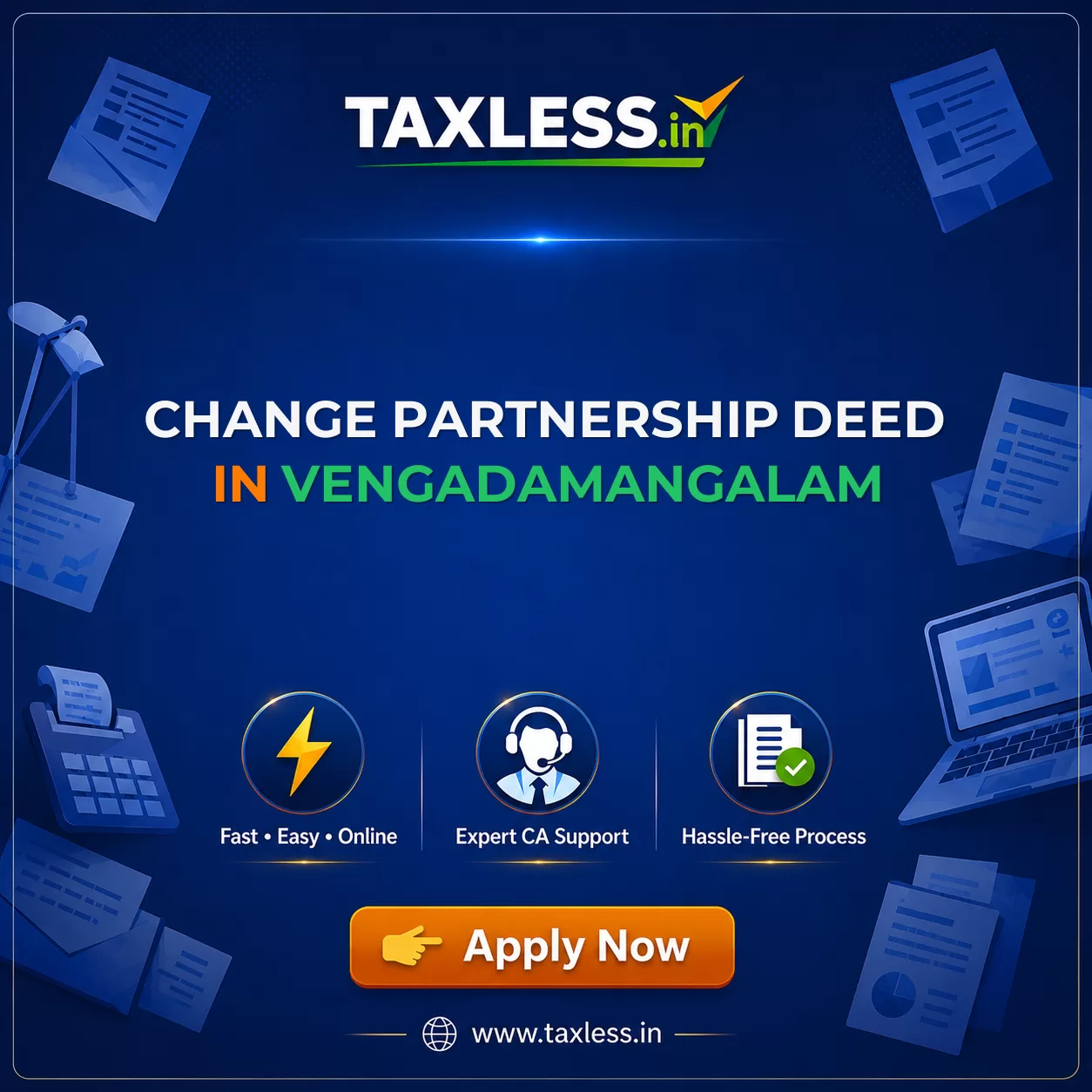 Change Partnership Deed in Vengadamangalam