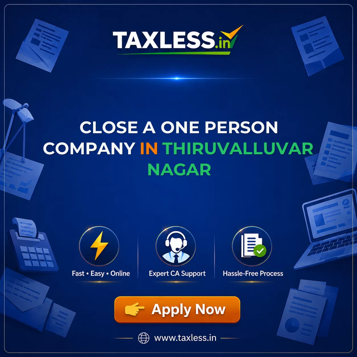 Close A One Person Company in Thiruvalluvar Nagar
