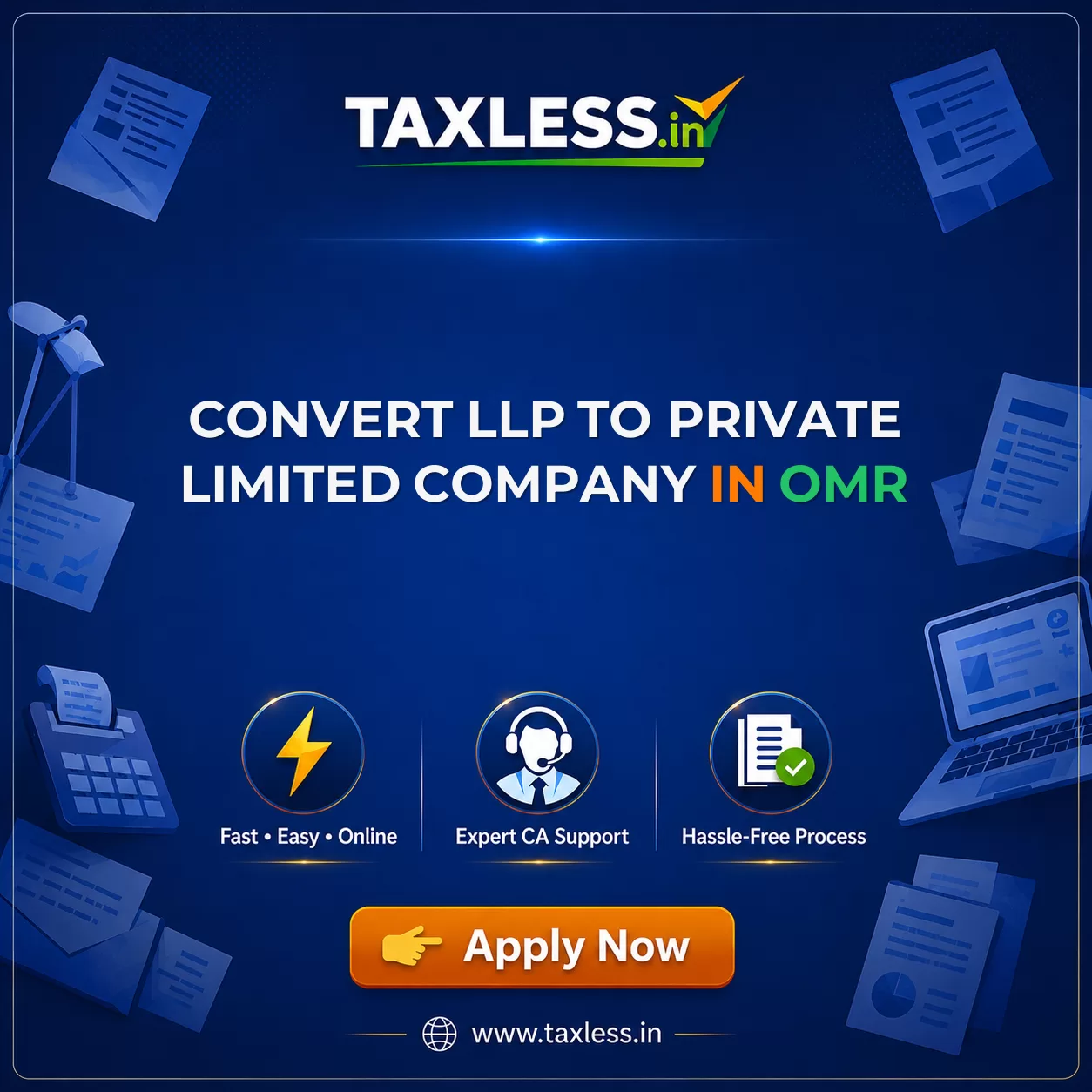 Convert LLP To Private Limited Company in Omr