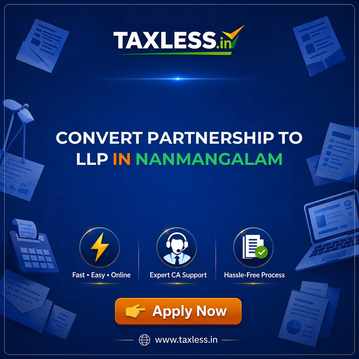 Convert Partnership To LLP in Nanmangalam