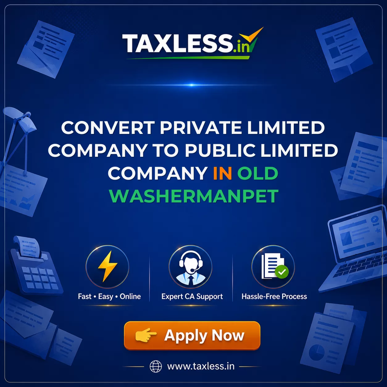 Convert Private Limited Company To Public Limited Company in Old Washermanpet