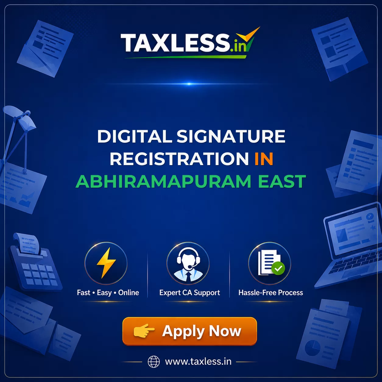 Digital Signature Registration in Abhiramapuram East