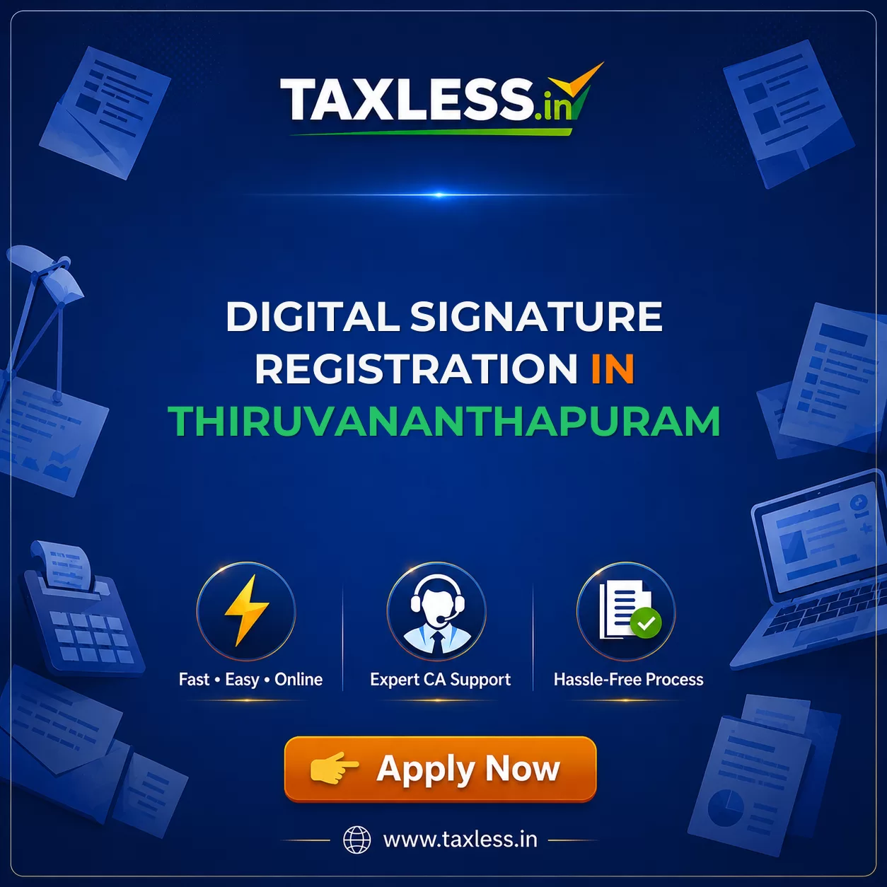 Digital Signature Registration in Thiruvananthapuram