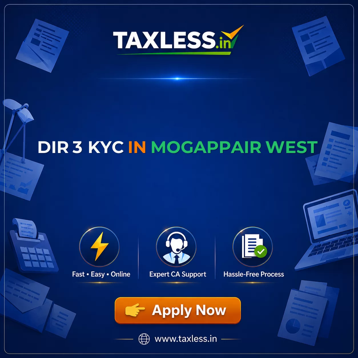 DIR 3 KYC in Mogappair West