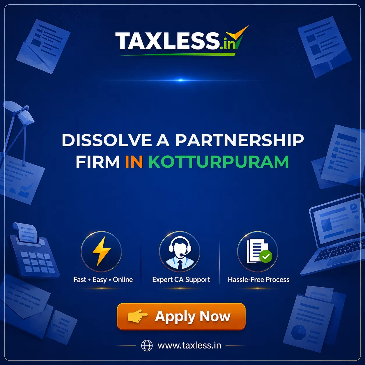 Dissolve A Partnership Firm in Kotturpuram