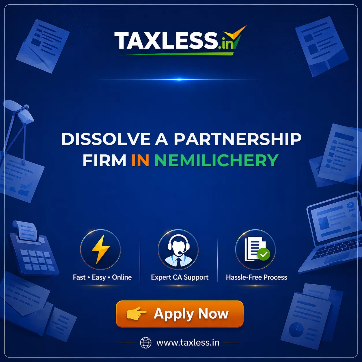 Dissolve A Partnership Firm in Nemilichery