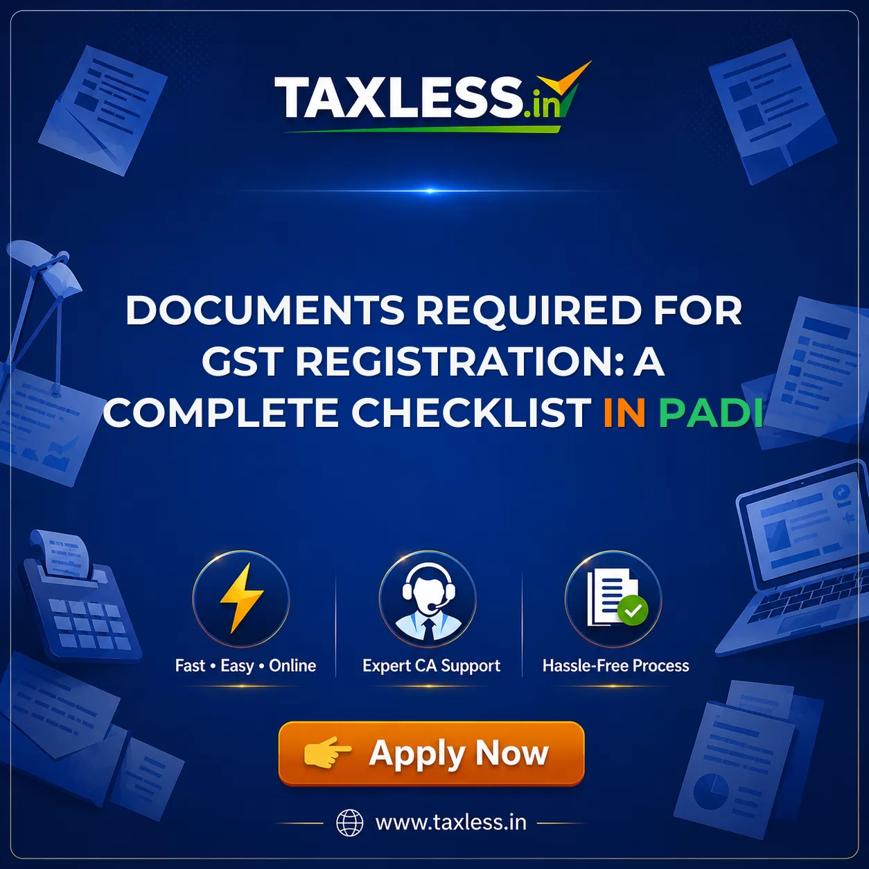 Documents Required for GST Registration: A Complete Checklist in Padi
