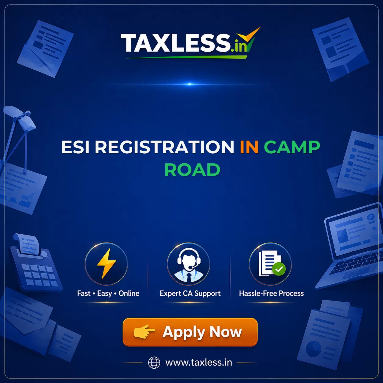 ESI Registration in Camp Road