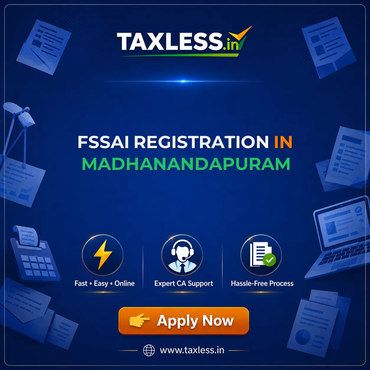 FSSAI Registration in Madhanandapuram