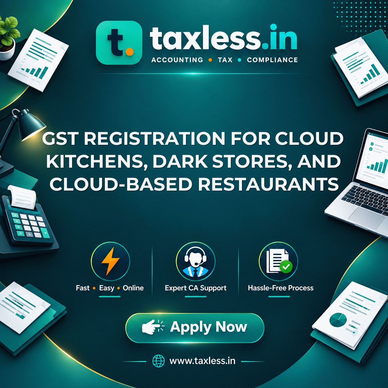 GST Registration for Cloud Kitchens, Dark Stores, and Cloud-Based Restaurants