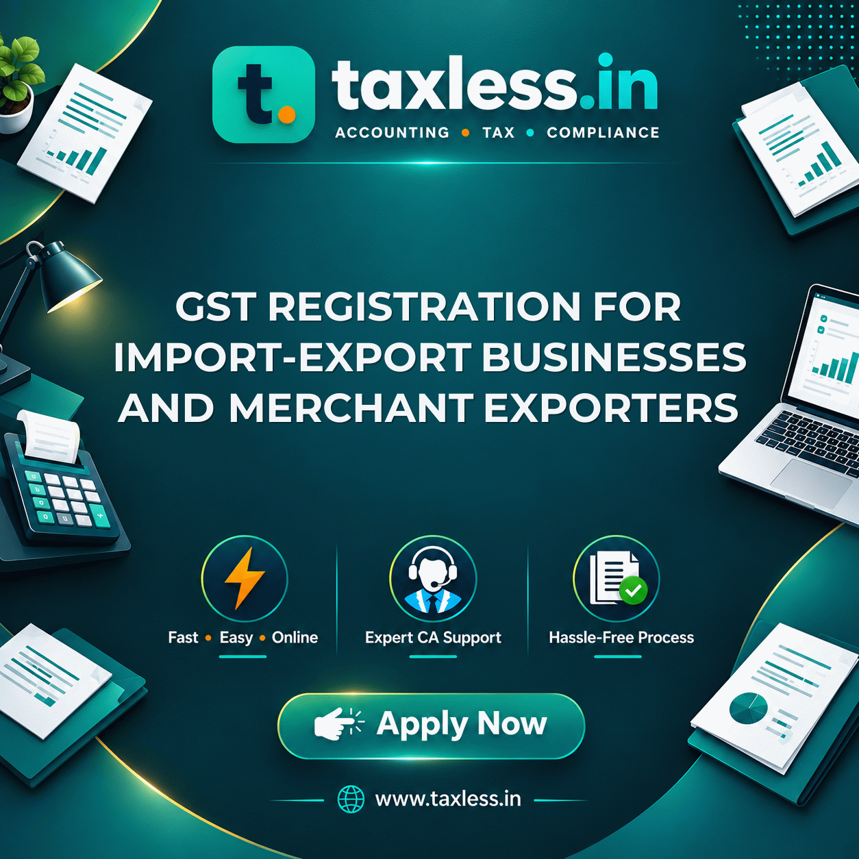 GST Registration for Import-Export Businesses and Merchant Exporters