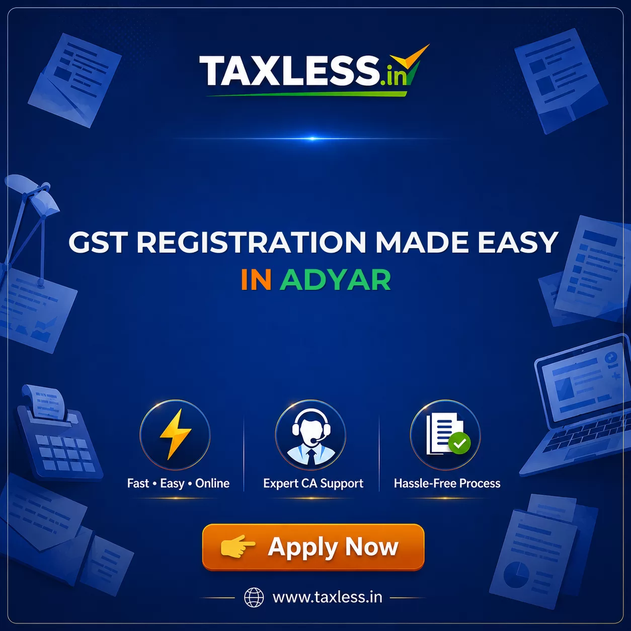 GST Registration Made Easy in Adyar