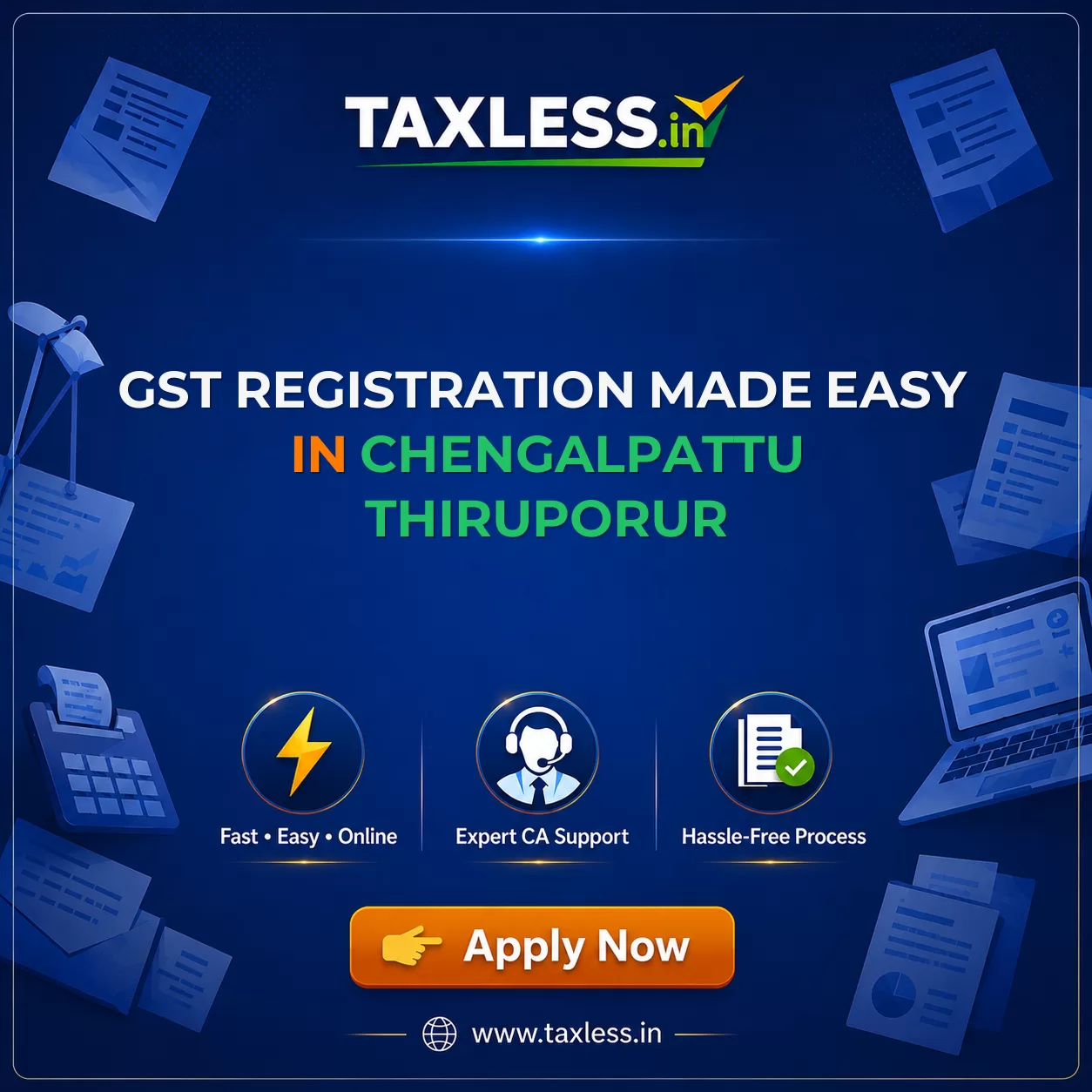 GST Registration Made Easy in Chengalpattu Thiruporur