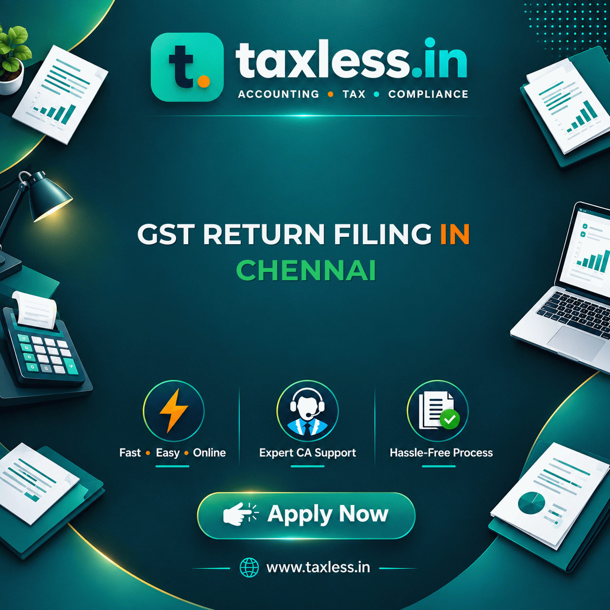 GST return filing in Chennai