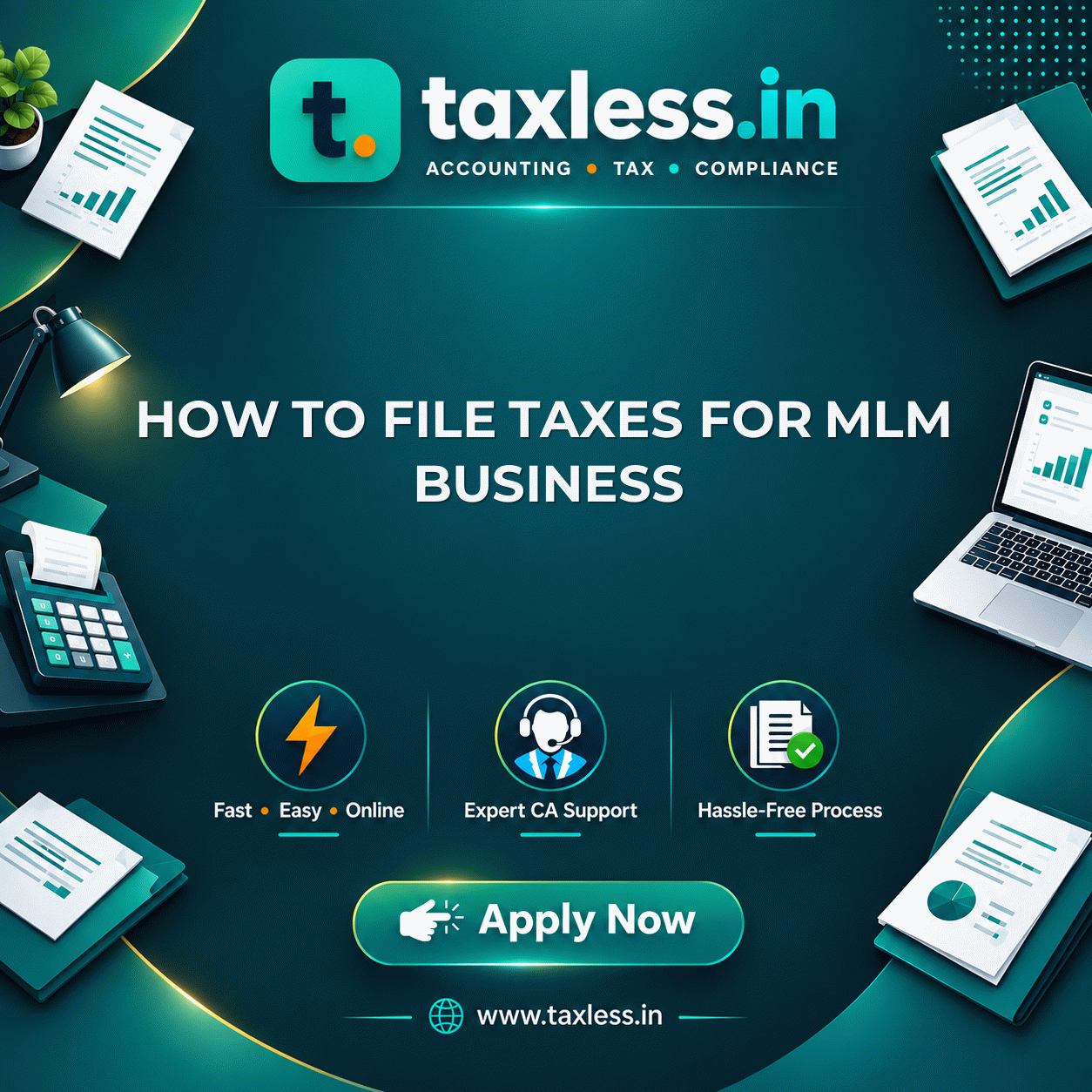 how to file taxes for MLM business