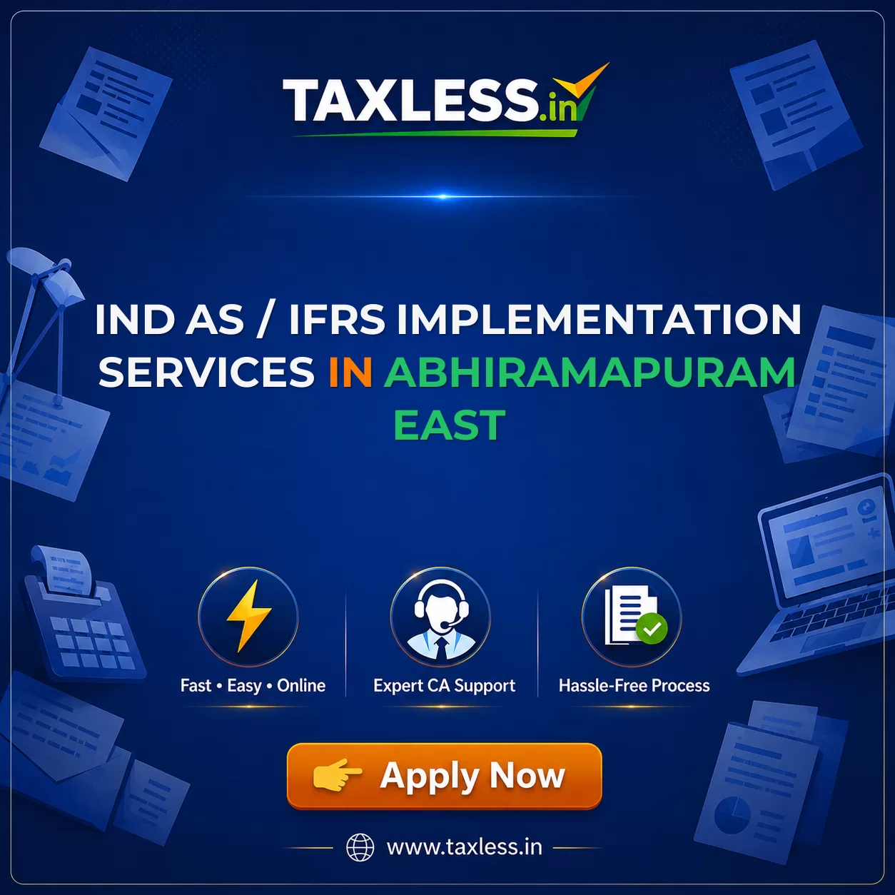 Ind AS / IFRS Implementation Services in Abhiramapuram East