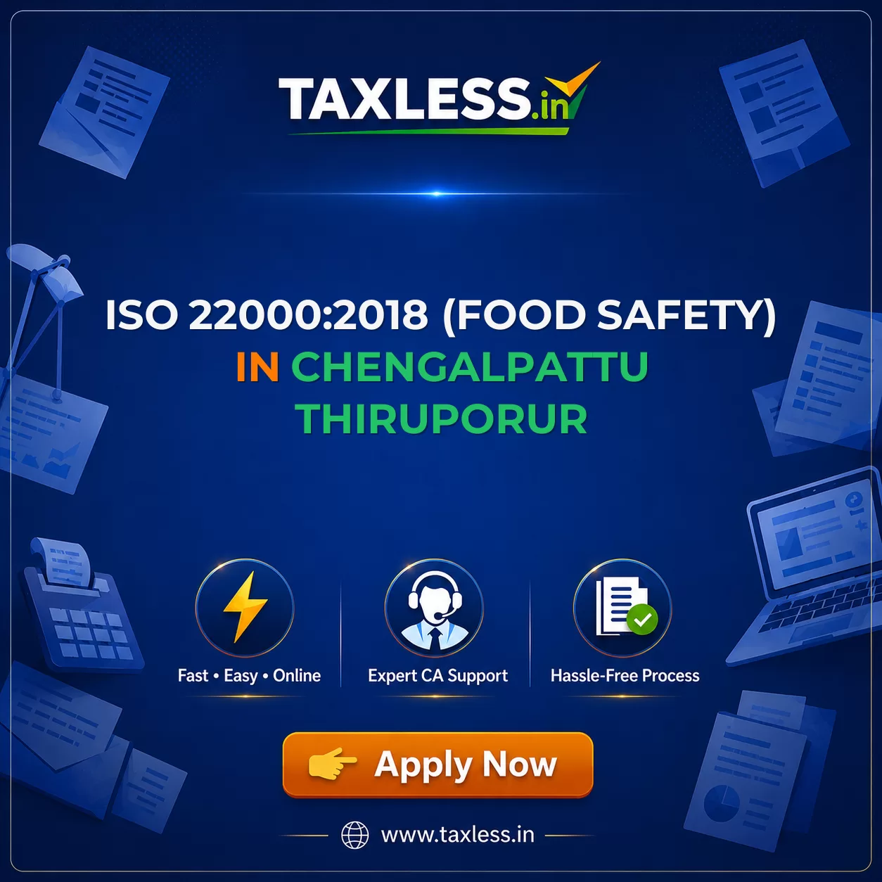 ISO 22000:2018 (Food Safety) in Chengalpattu Thiruporur