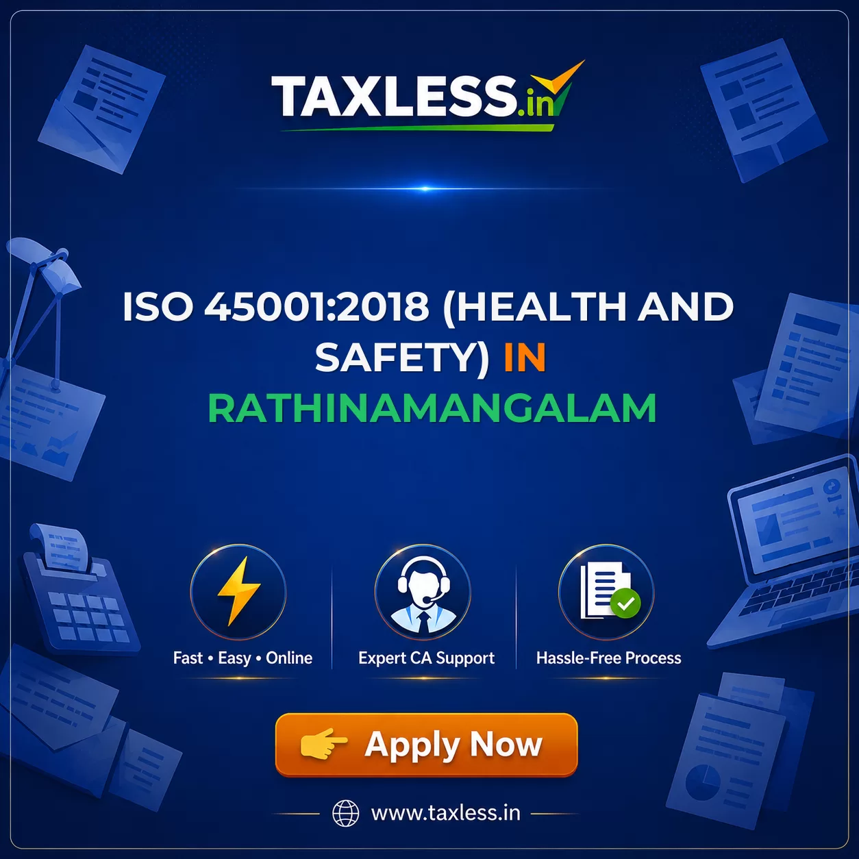 ISO 45001:2018 (Health And Safety) in Rathinamangalam