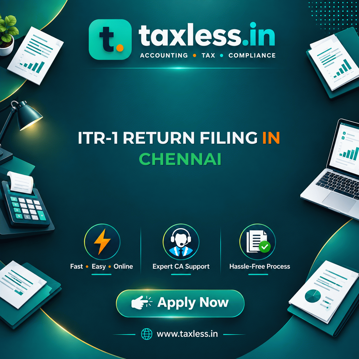 ITR-1 Return Filing in Chennai