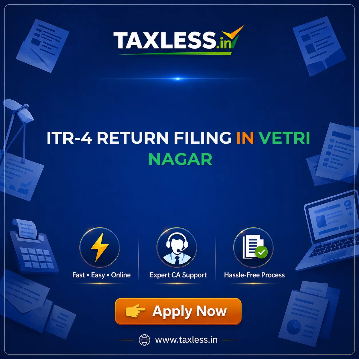 ITR-4 Return Filing in Vetri Nagar